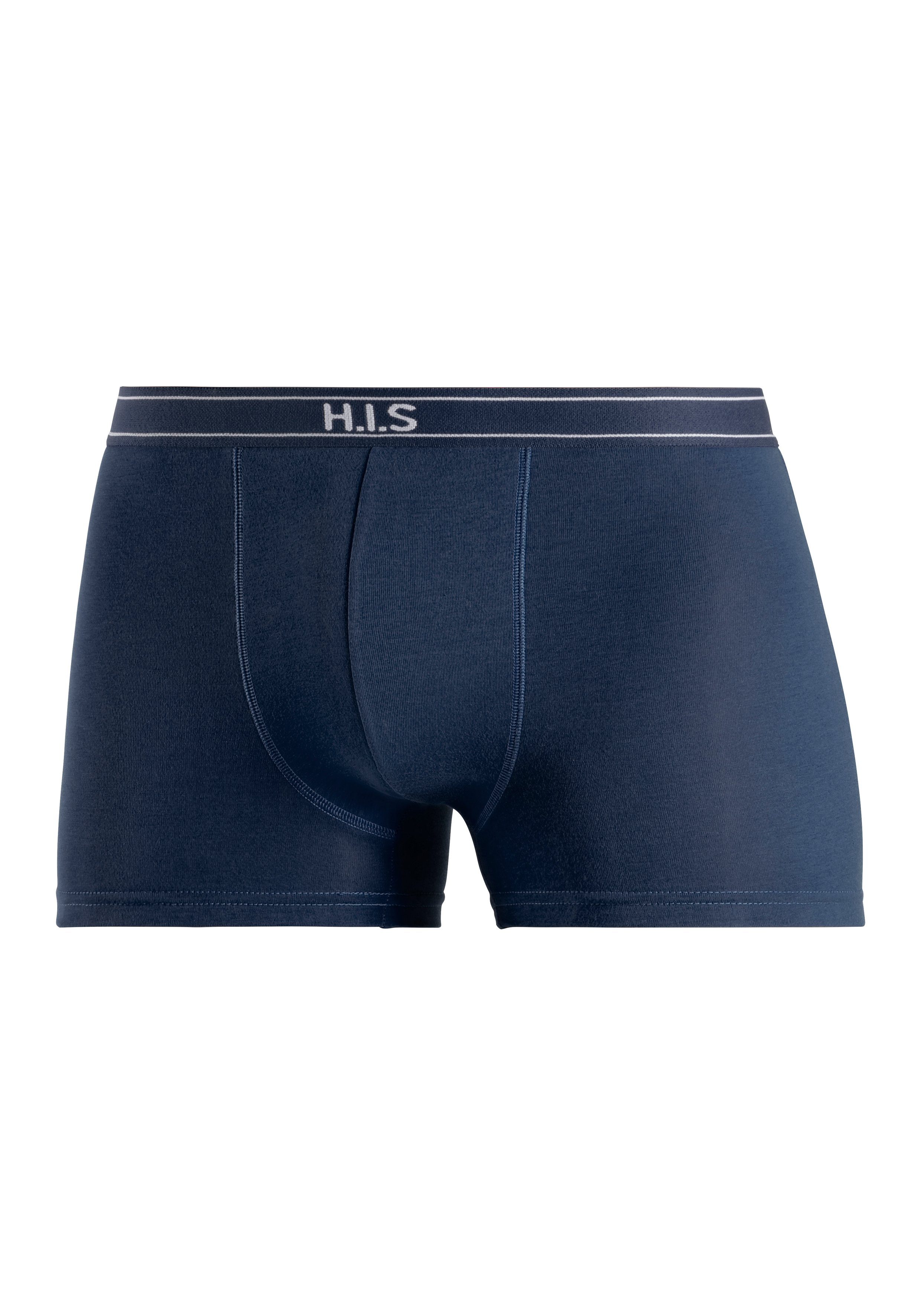 H.I.S Boxer Boxershorts für Herren (Packung, 5-St) mit Steifen und Logo im Bund