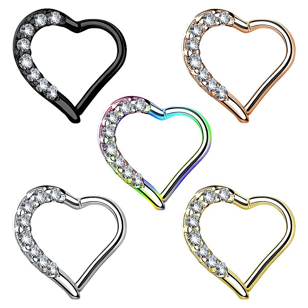 Taffstyle Nasenpiercing Piercing Knorpel Helix Ring günstig online kaufen