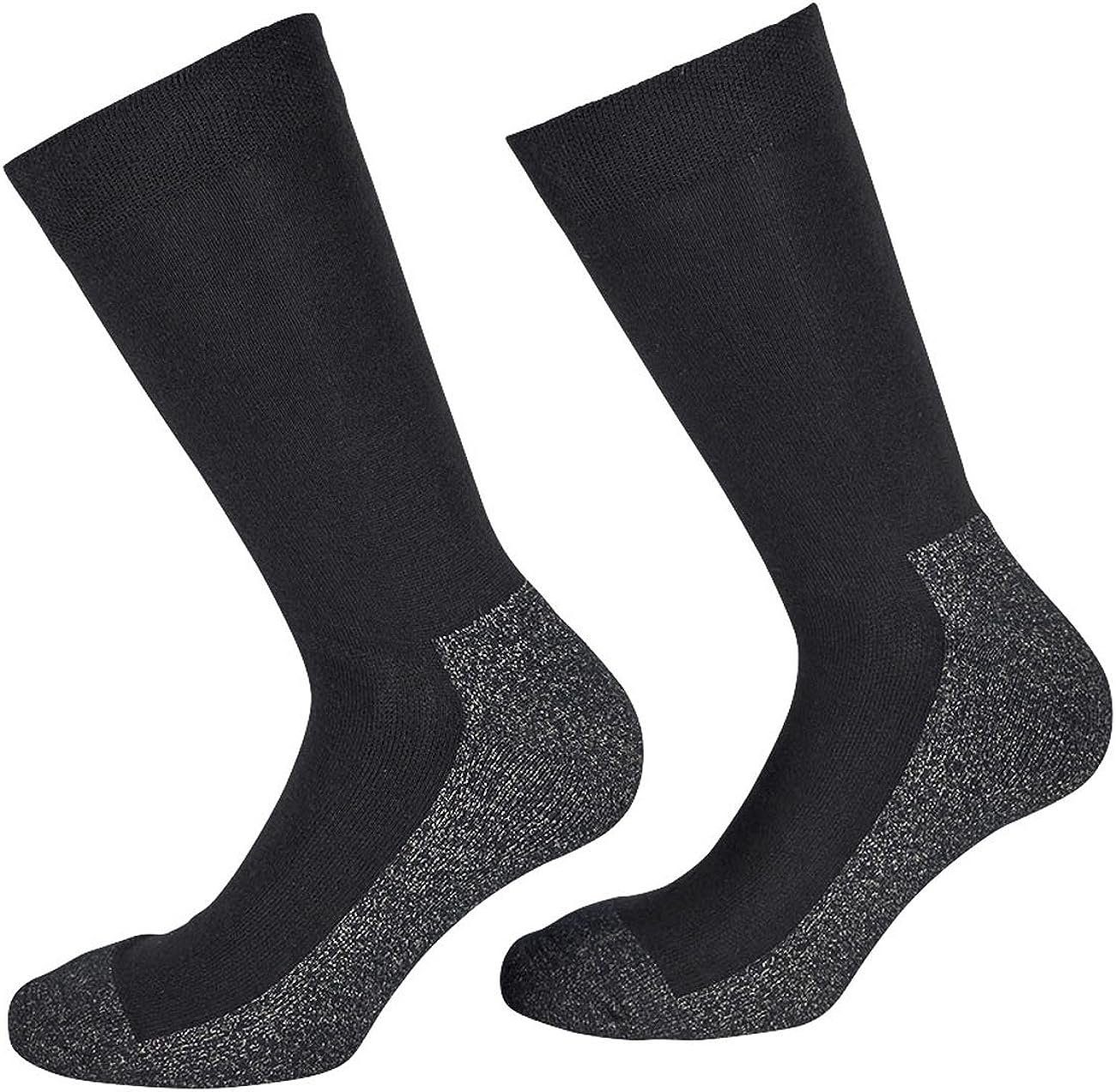 Komfortsocken 2 Paar X-Static-Silbersocken GERUCHS-KILLER-Funktion Antiloch-Garantie