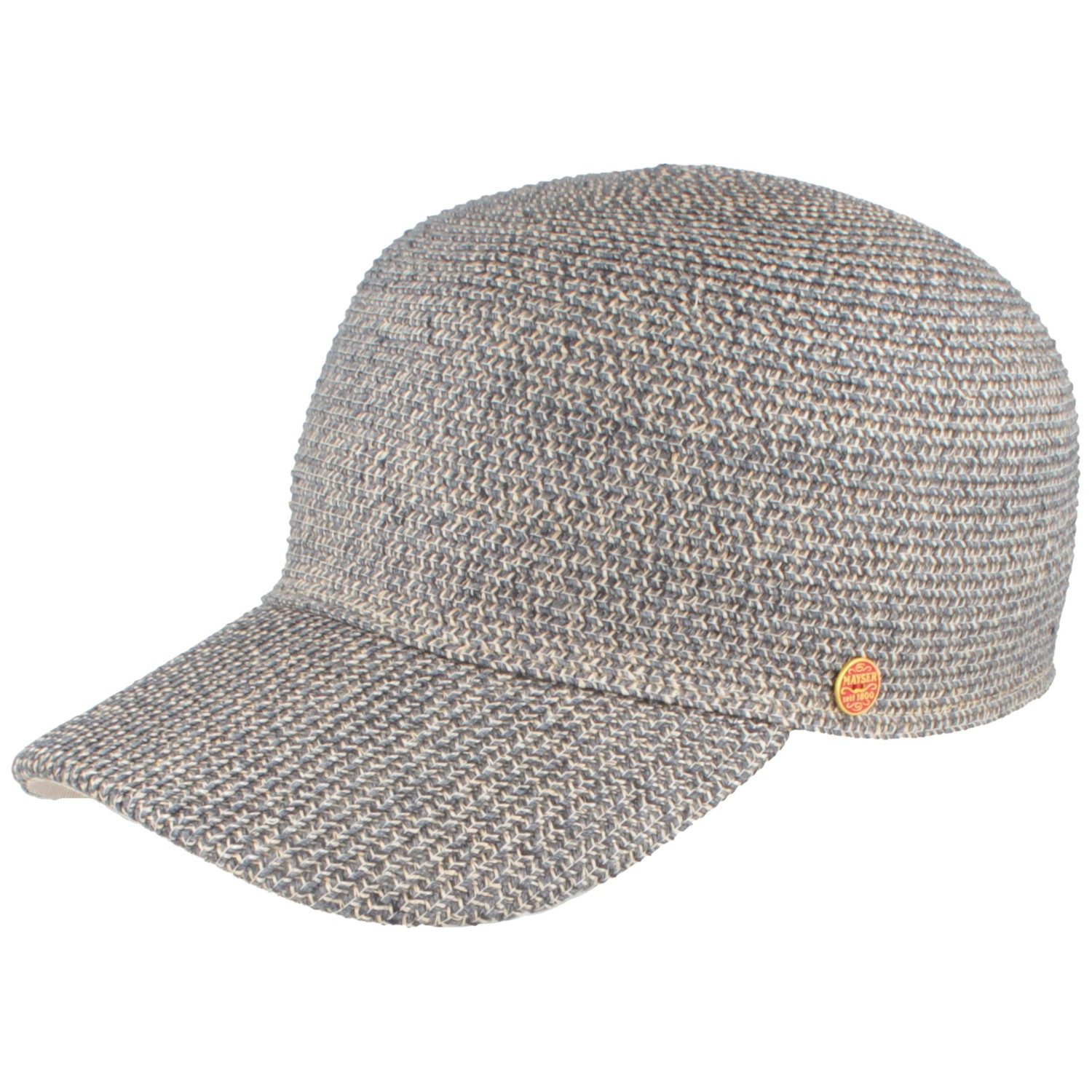 Mayser Baseball Cap Borten Baseball Cap Teo meliert mit UV-Schutz 80