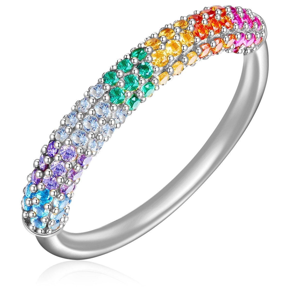 Glanzstücke München Fingerring GSM973 (1-tlg), aus Sterling Silber