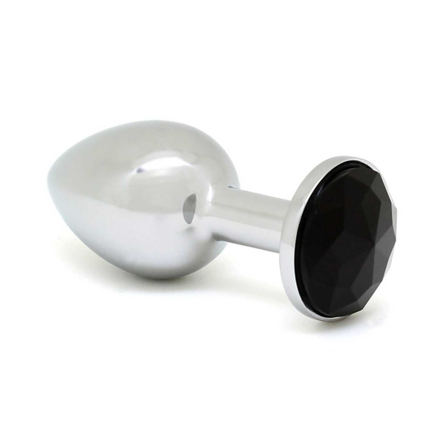 Rimba Toys Analplug Rimba Buttplug 3,0 cm schwarz S silber