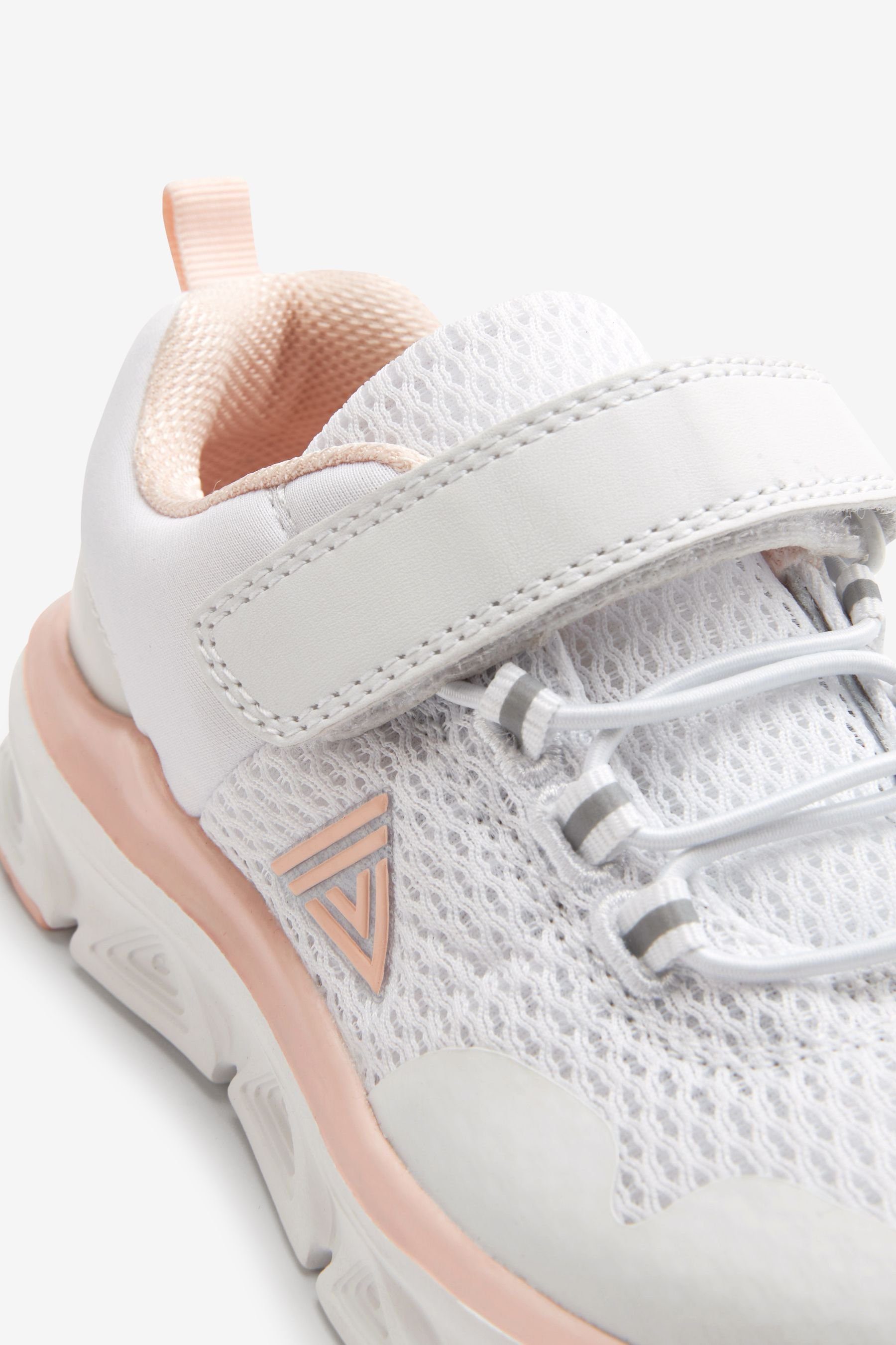 (1-tlg) Next White/Pink Lauf-Turnschuhe Sneaker