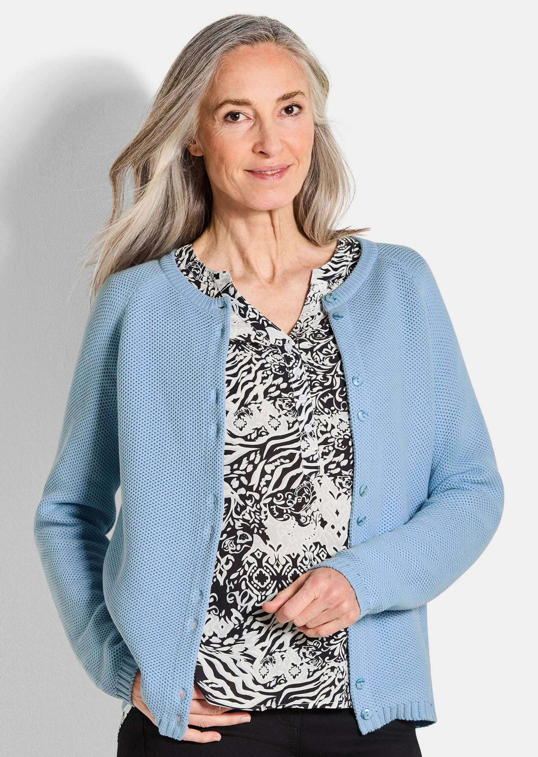 GOLDNER Strickjacke Strickjacke aus reiner Baumwolle günstig online kaufen