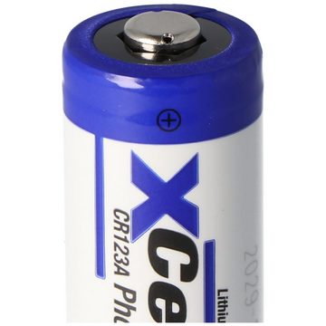 XCell XCell Photobatterie CR123A Lithium Batterie 3 Volt max. 1550mAh, 34,5 Fotobatterie, (3,0 V)