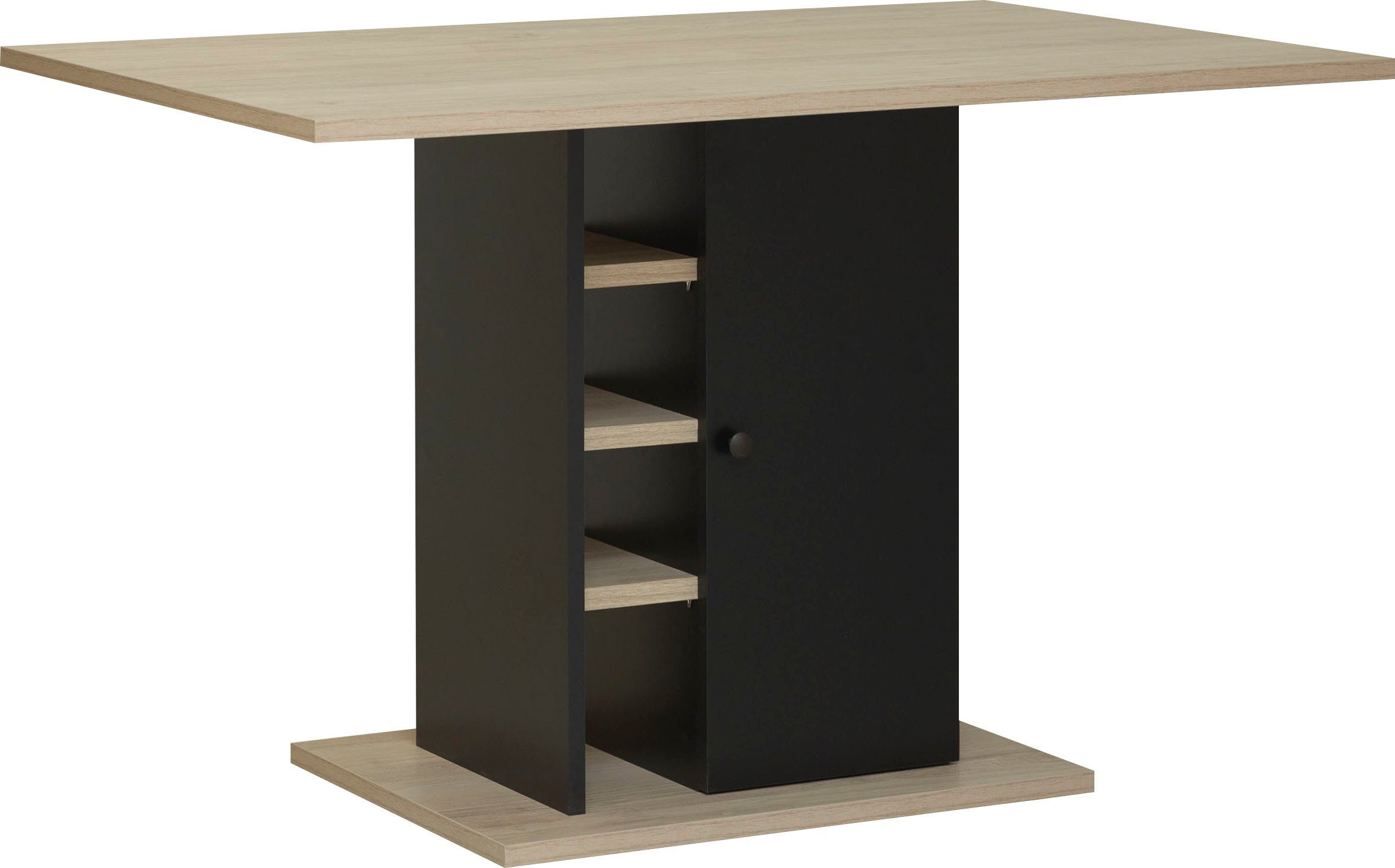 Gami Esstisch Oxford, mit variabel einsetzbaren Ablageböden
