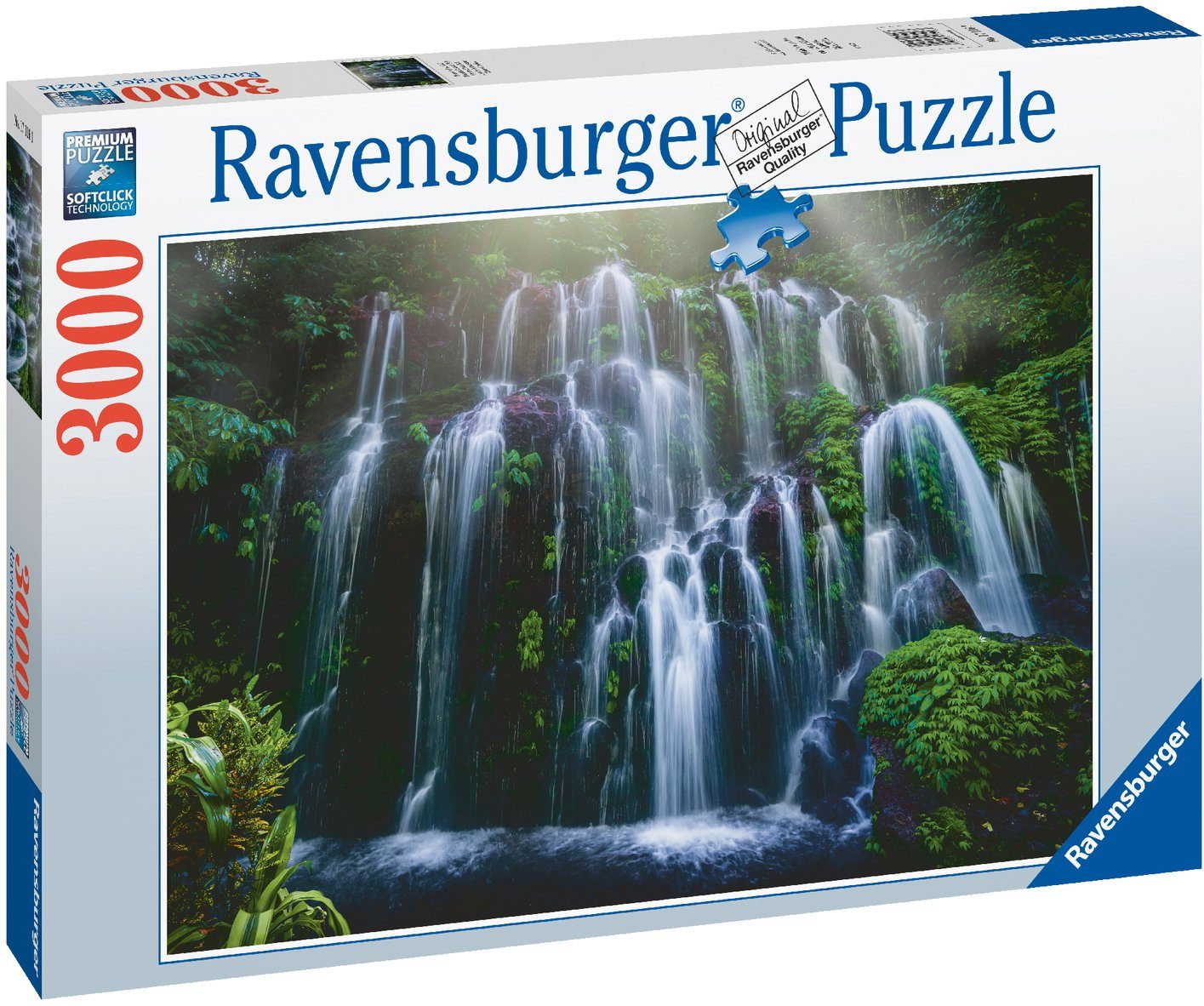 Ravensburger Puzzle Wasserfall auf Bali, 3000 Puzzleteile, Made in Germany