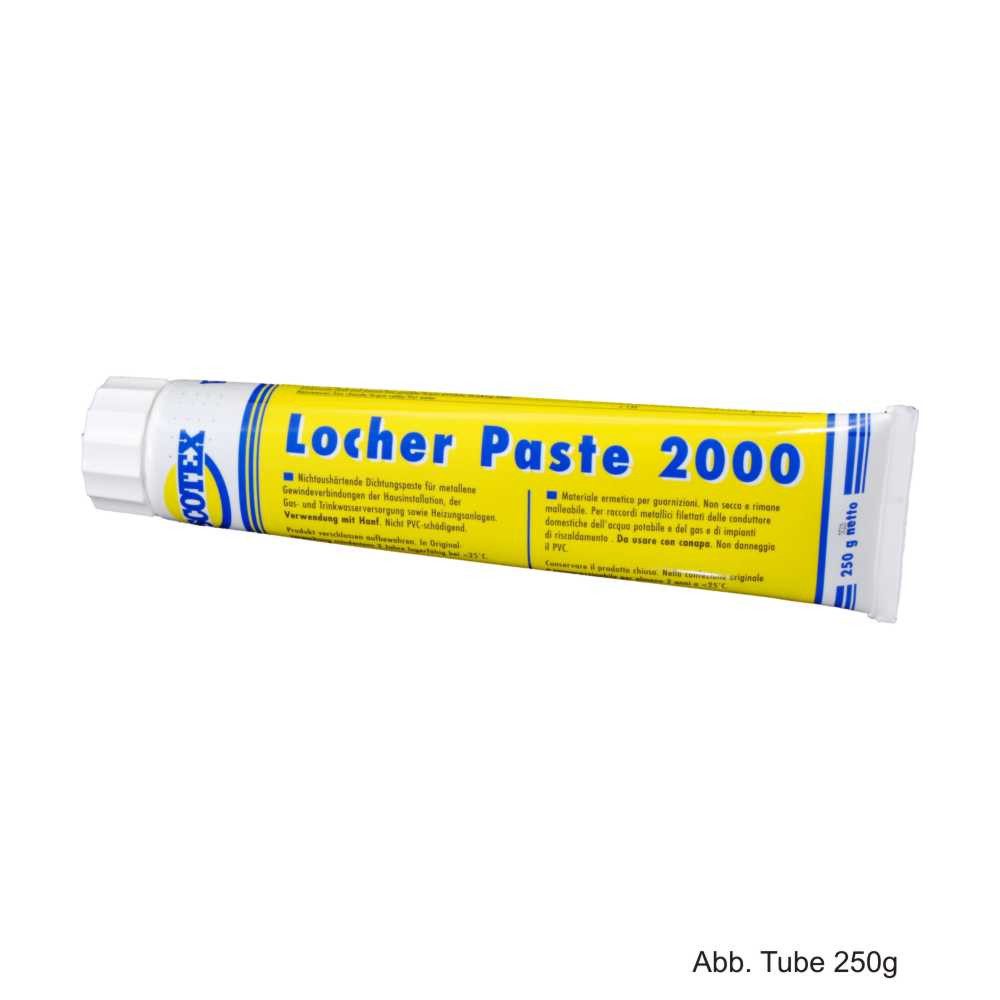 WBV - Westdeutscher Bindegarn-Vertrieb Eselgrimm GmbH & Co. KG Wasserrohr Dichtungspaste Locher 2000, 250g Tube