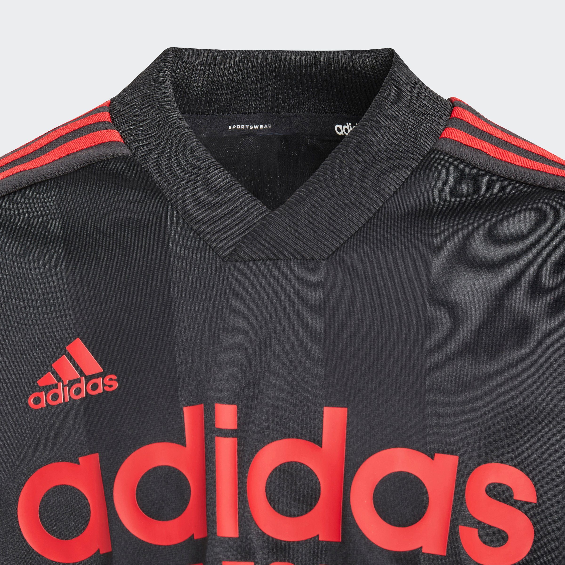 adidas Sportswear Black Better Scarlet T-Shirt / KIDS TIRO / Black