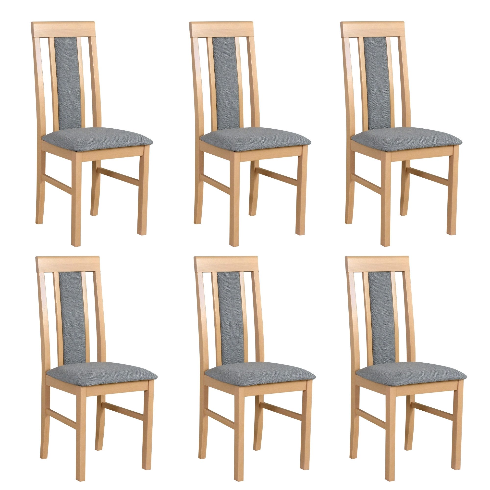 MOEBLO Stuhl ELIONA 2 (Eleganter Massivholz-Stuh günstig online kaufen