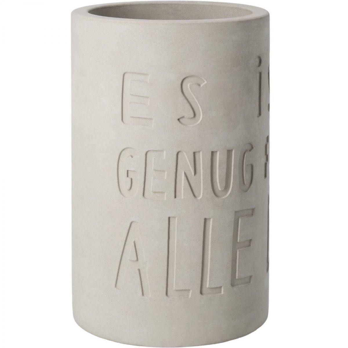 Räder Wein- und Sektkühler Design Flaschenkühler Beton Flaschen Es Ist Genug Für Alle Da