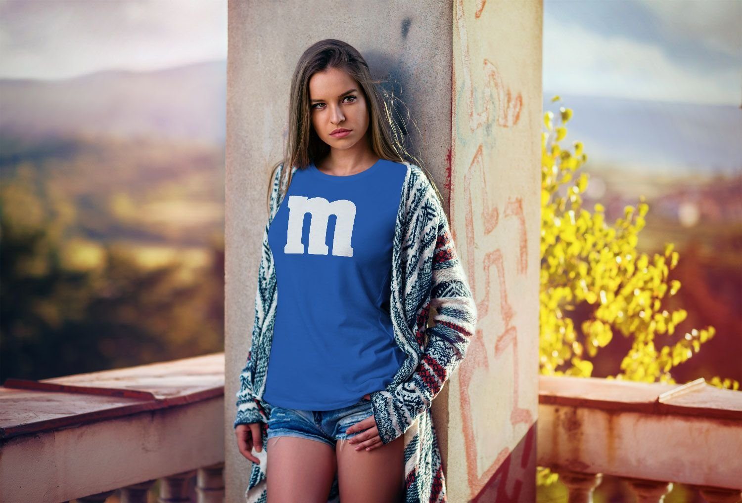 Print-Shirt Damen T-Shirt Gruppen-Kostüm M Aufdruck Kostüm Fasching Karneva günstig online kaufen