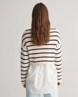 Gant Strickpullover STRIPED C-NECK