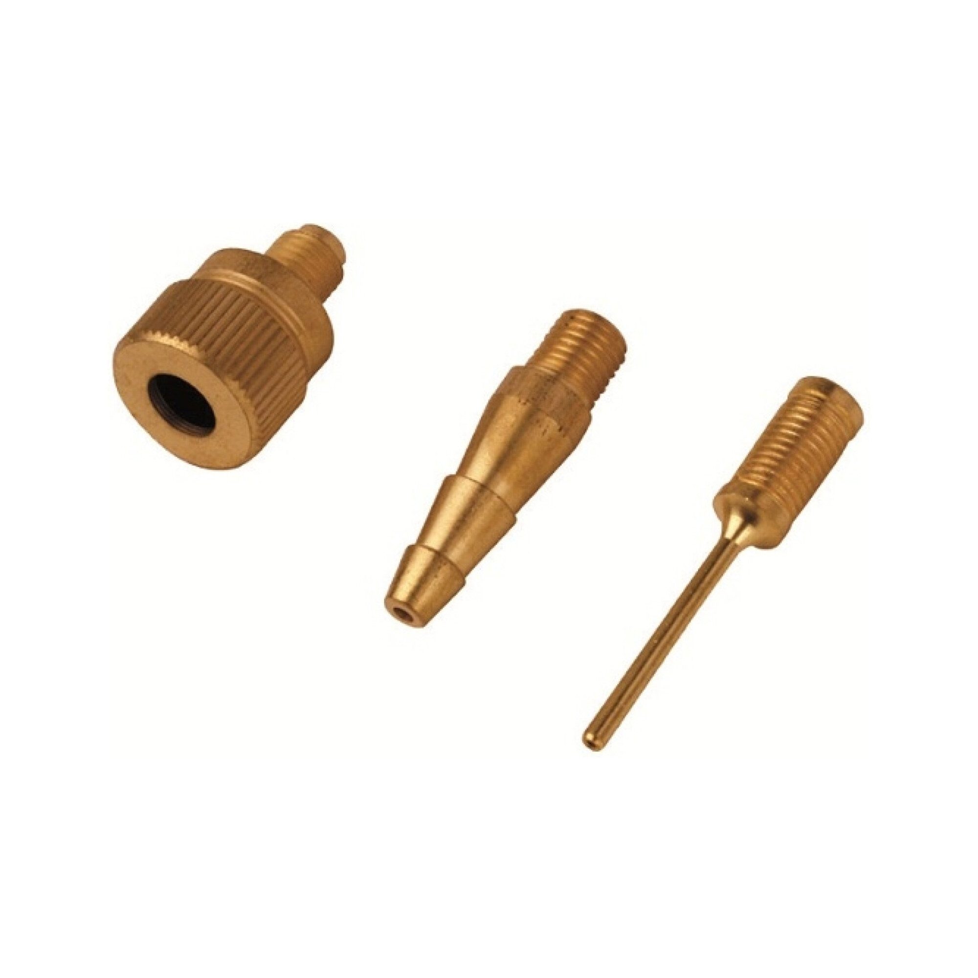 Aerotec Reifenfüllmessgerät Aerotec Reifenfüller GEEICHT mit 30 cm Schlauch inkl.3er Adapter Set