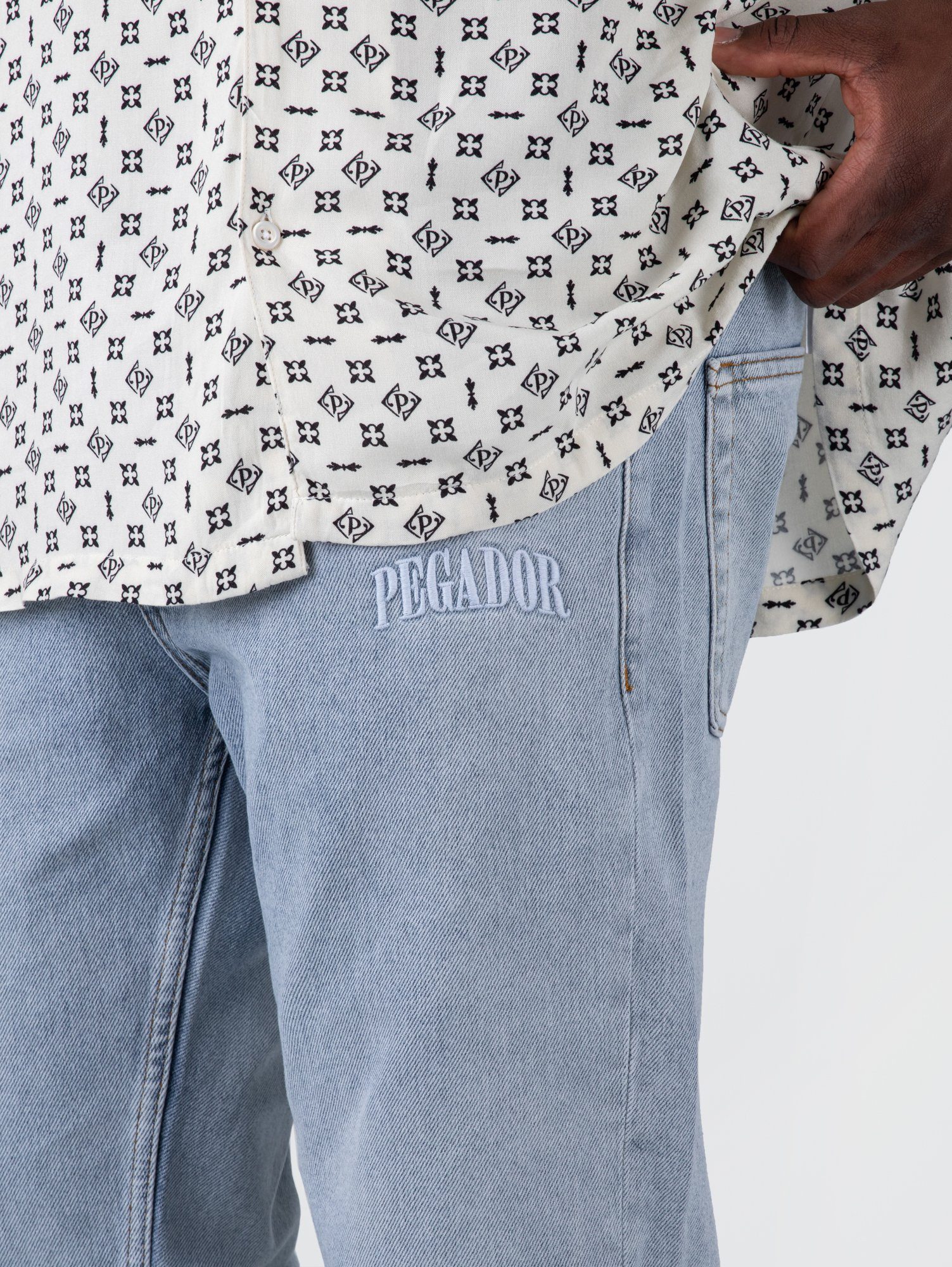 PEGADOR Destroyed-Jeans Pegador Distressed Ankle Jeans