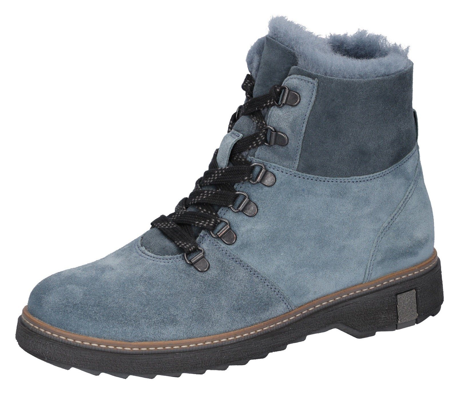 Waldläufer HITOMI Winterboots mit Lammfell, H-Weite