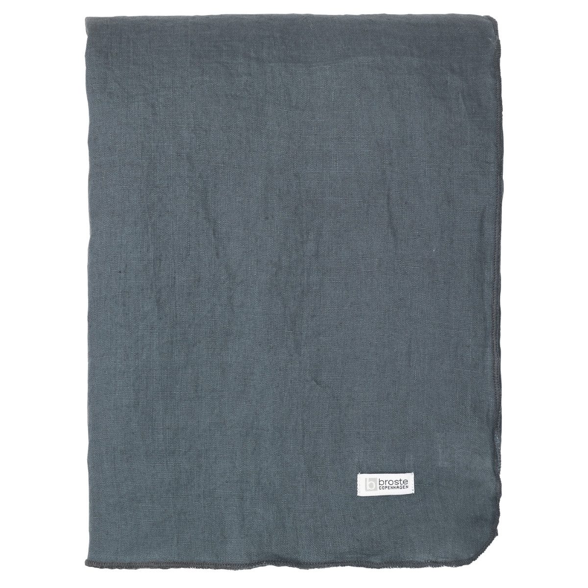 Broste Copenhagen Tischdecke Tischdecke GRACIE Eco Friendly Linen petrol blue, Gracie Tischtuch