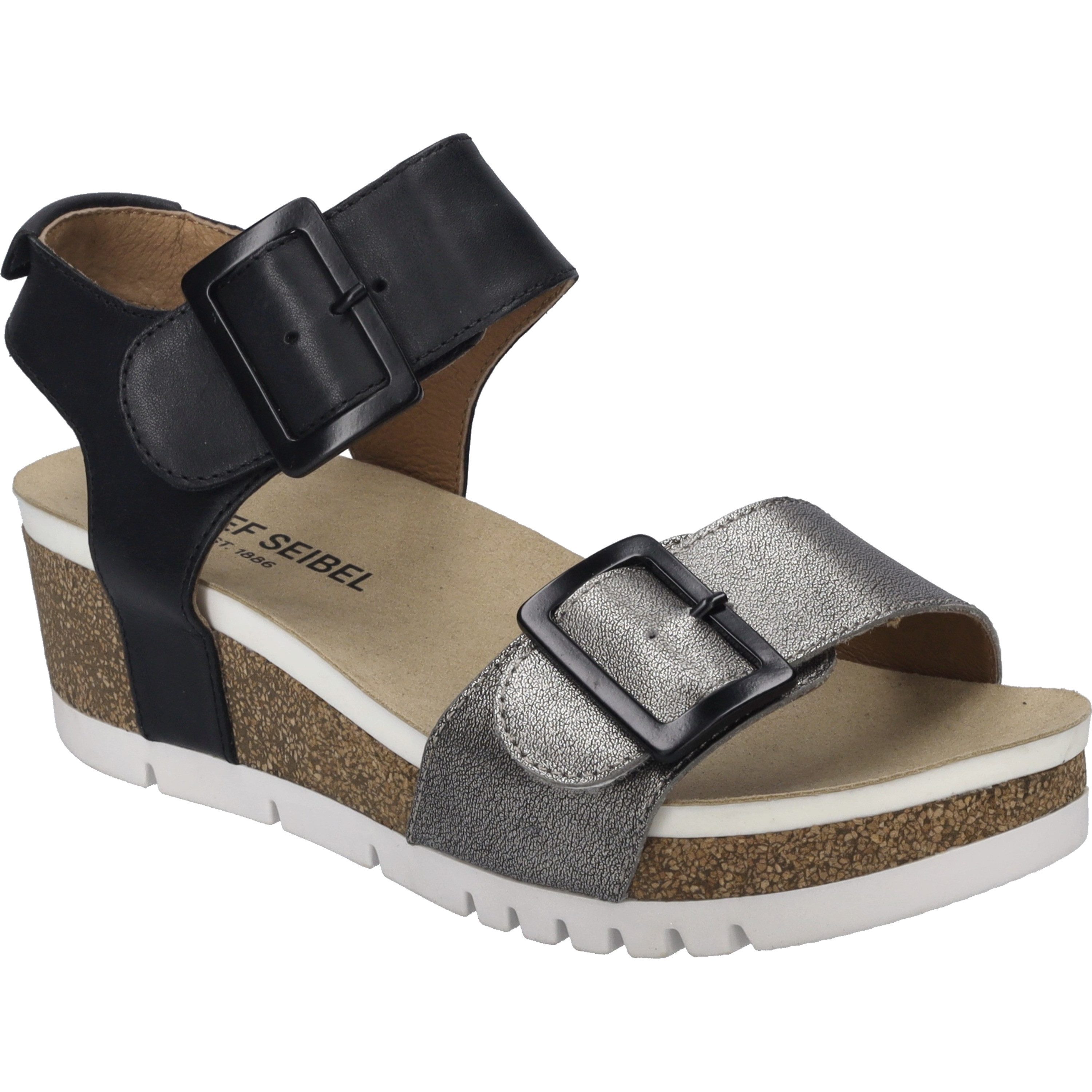 Quinn 02, grau Sandale