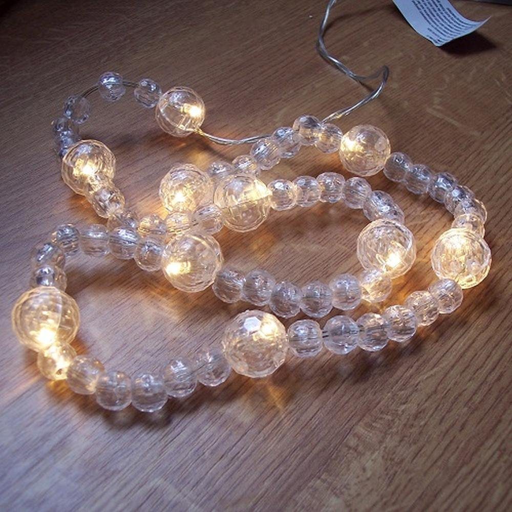 LED-Lichterkette BI11311 Deko LED Perlen-Lichterkette warmweiß