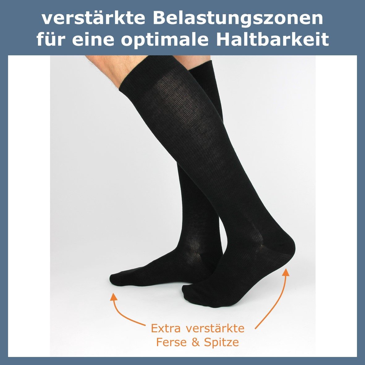 GAWILO Kompressionsstrümpfe zum Reisen, Sport oder lange Sitzen für Damen & Herren (4 Paar) Venenfreundlich dank spezieller Strickkonstruktion