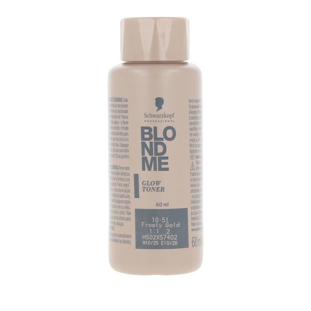 Schwarzkopf Haarpflege-Set BLONDME Glanztoner #Ice Gold 10-51 60 ml