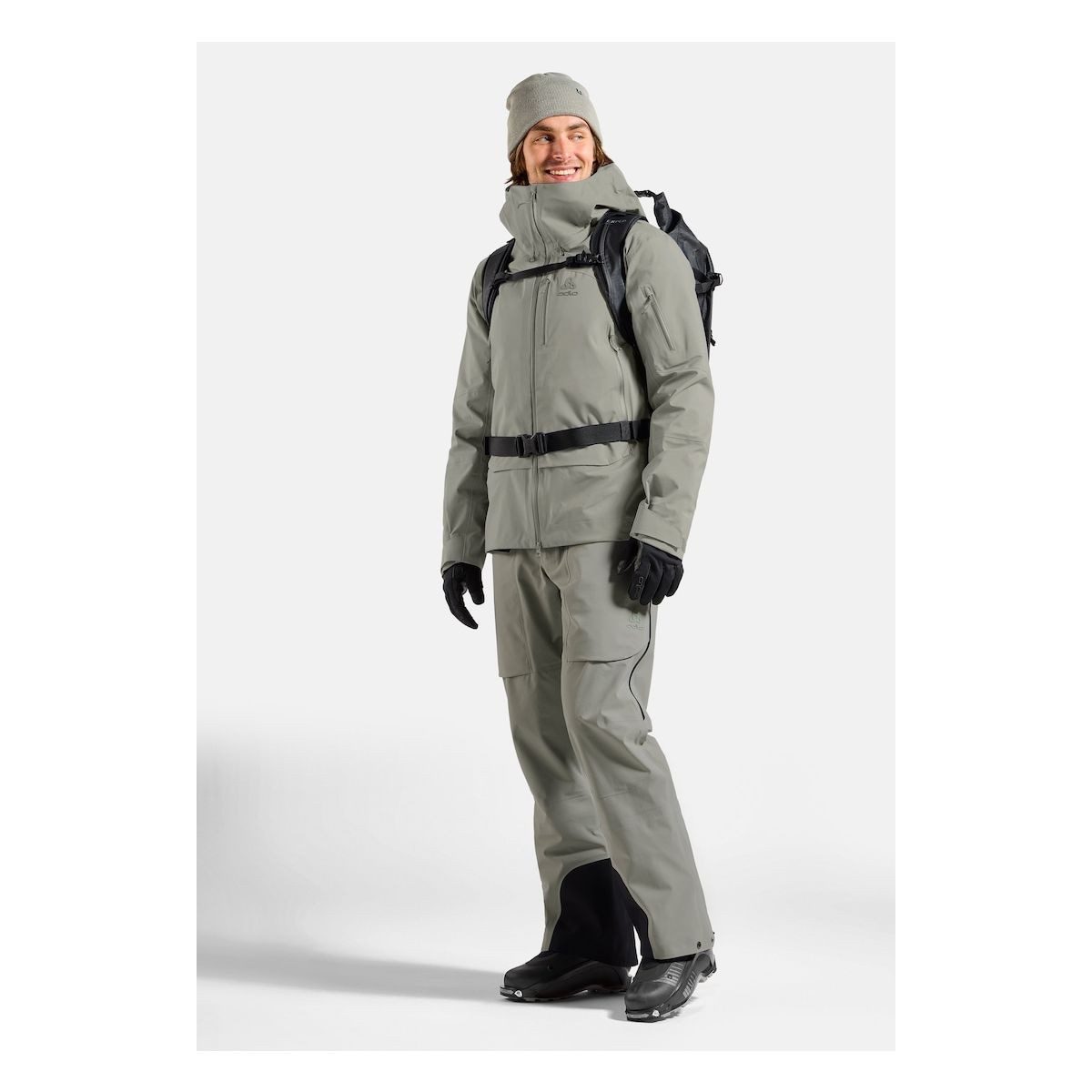 Odlo Hardshelljacke X-alp 3L Vielseitige, wasserdichte Herrenjacke mit hohem Komfort und