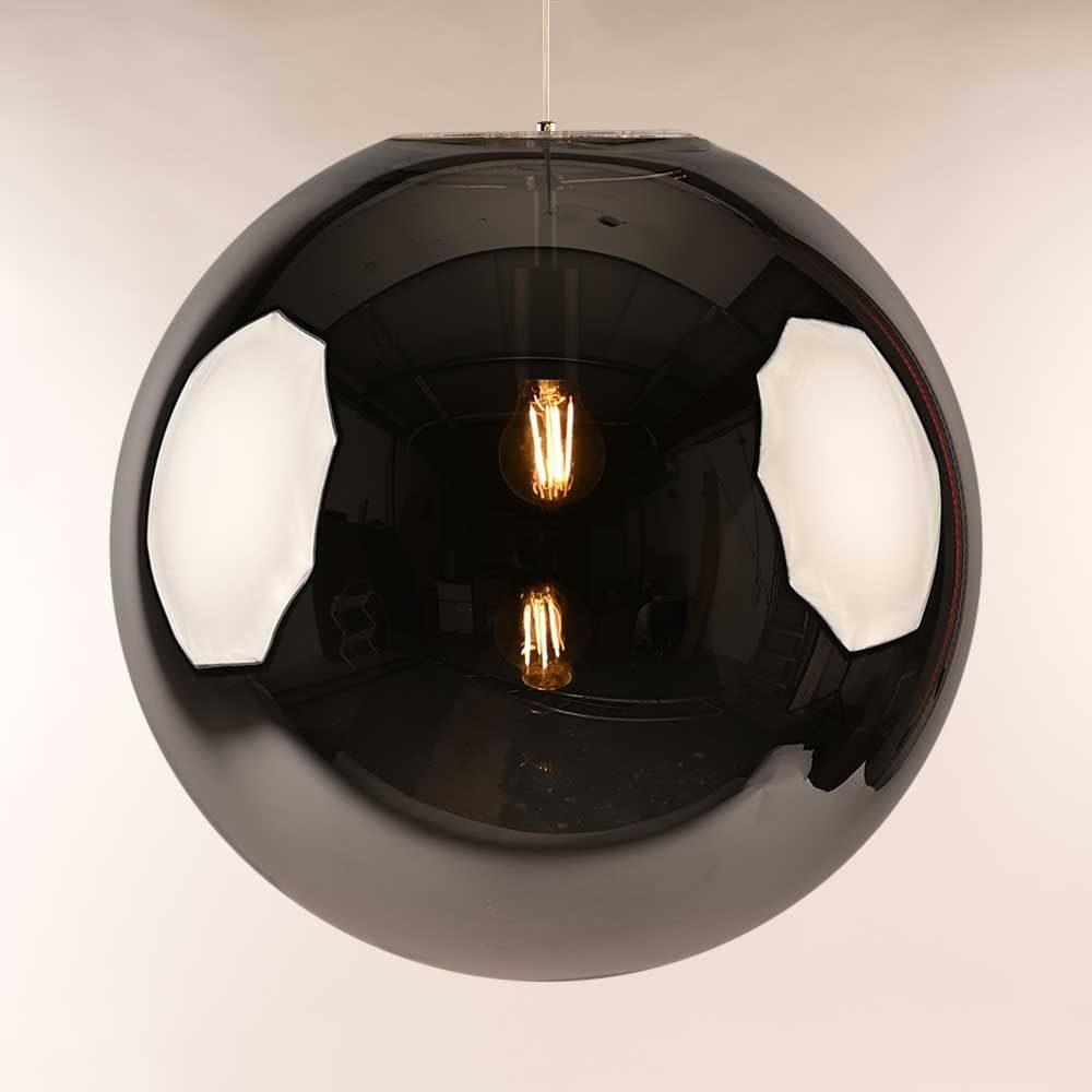 s.luce Pendelleuchte Hängeleuchte Orb Glaskugel Chrom, günstig online kaufen