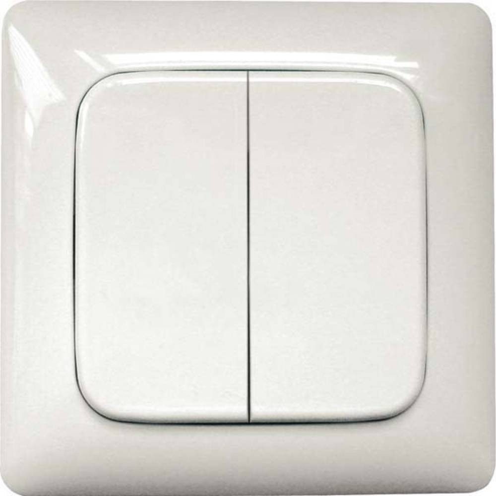 Eltako Funktasterbatterie- und leitungslos, ohne Rahmen. Mit Wippe 30000226 Smart-Home-Fernbedienung
