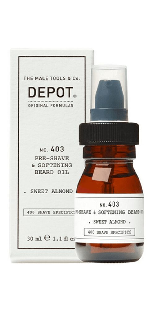 Depot Bartöl Depot 403 Pre-shave & Softening Beard Oil Sweet Almond 30ml