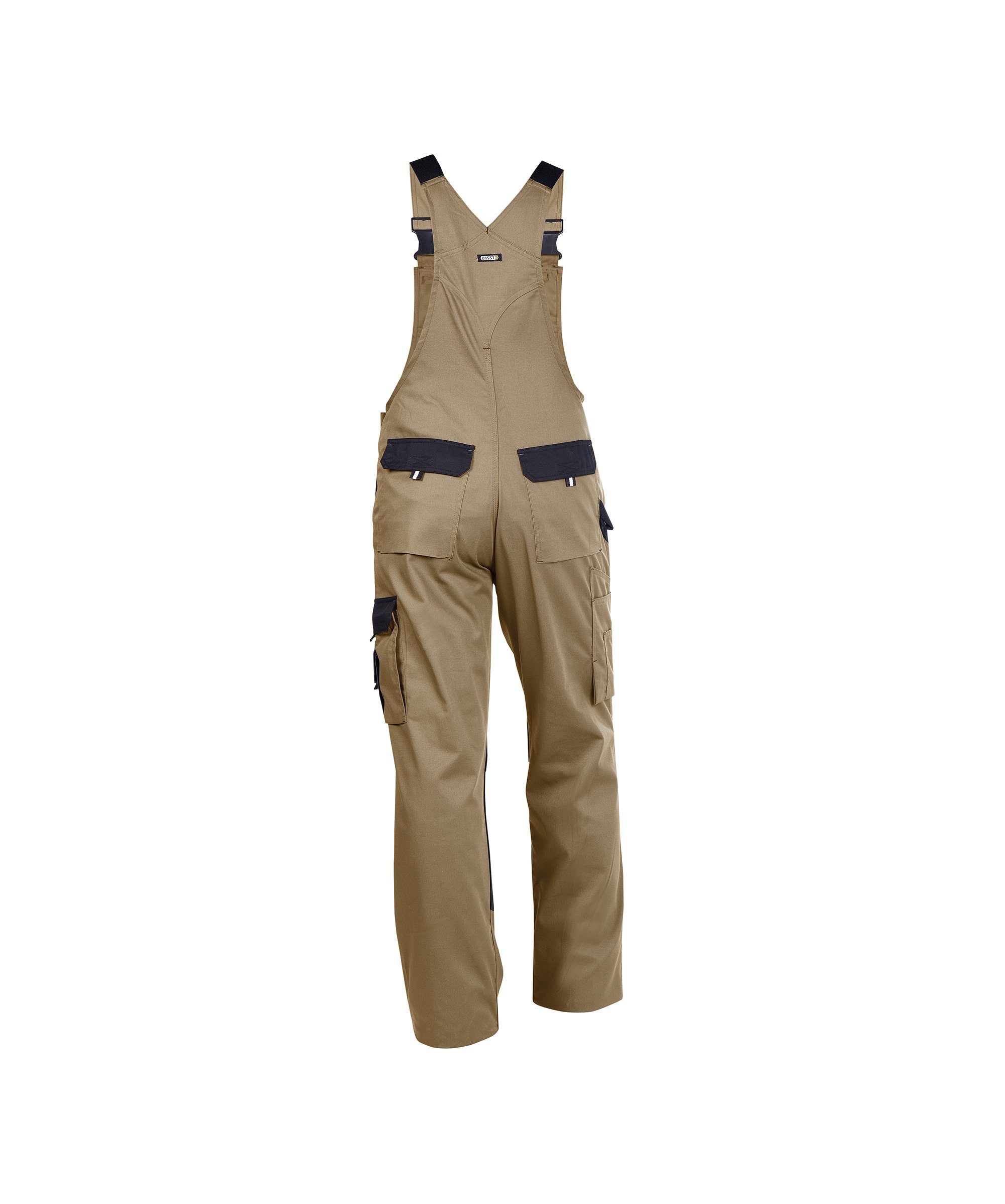 Dassy Arbeitslatzhose Zweifarbige Arbeitslatzhose mit Kniepolstertaschen Versailles (1-tlg)