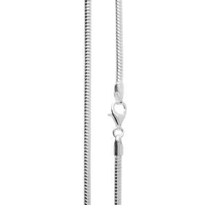 OSTSEE-SCHMUCK Silberkette - Schlange 2,4 mm - Silber 925/000 -, (1-tlg)
