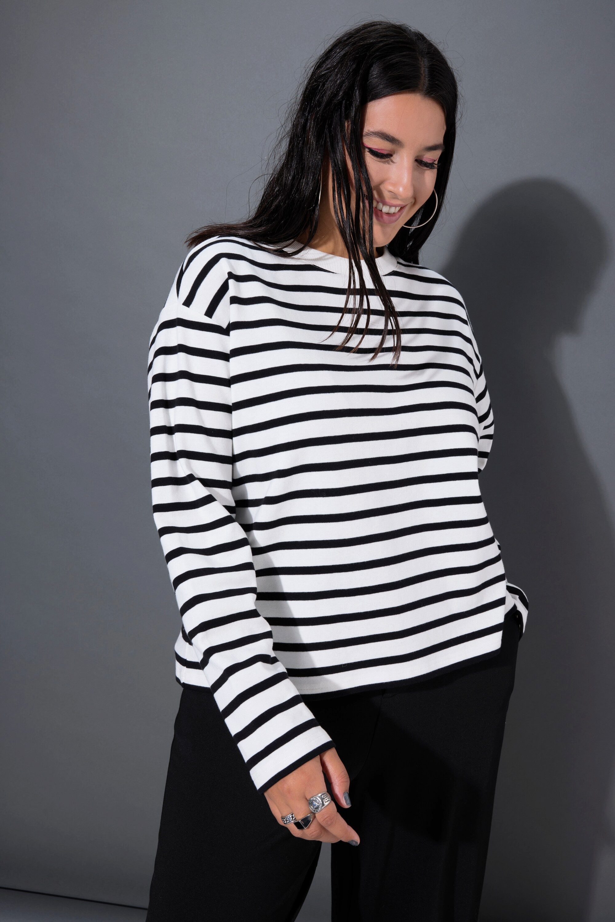 Studio Untold Sweatshirt Sweatshirt extra oversized Ringel