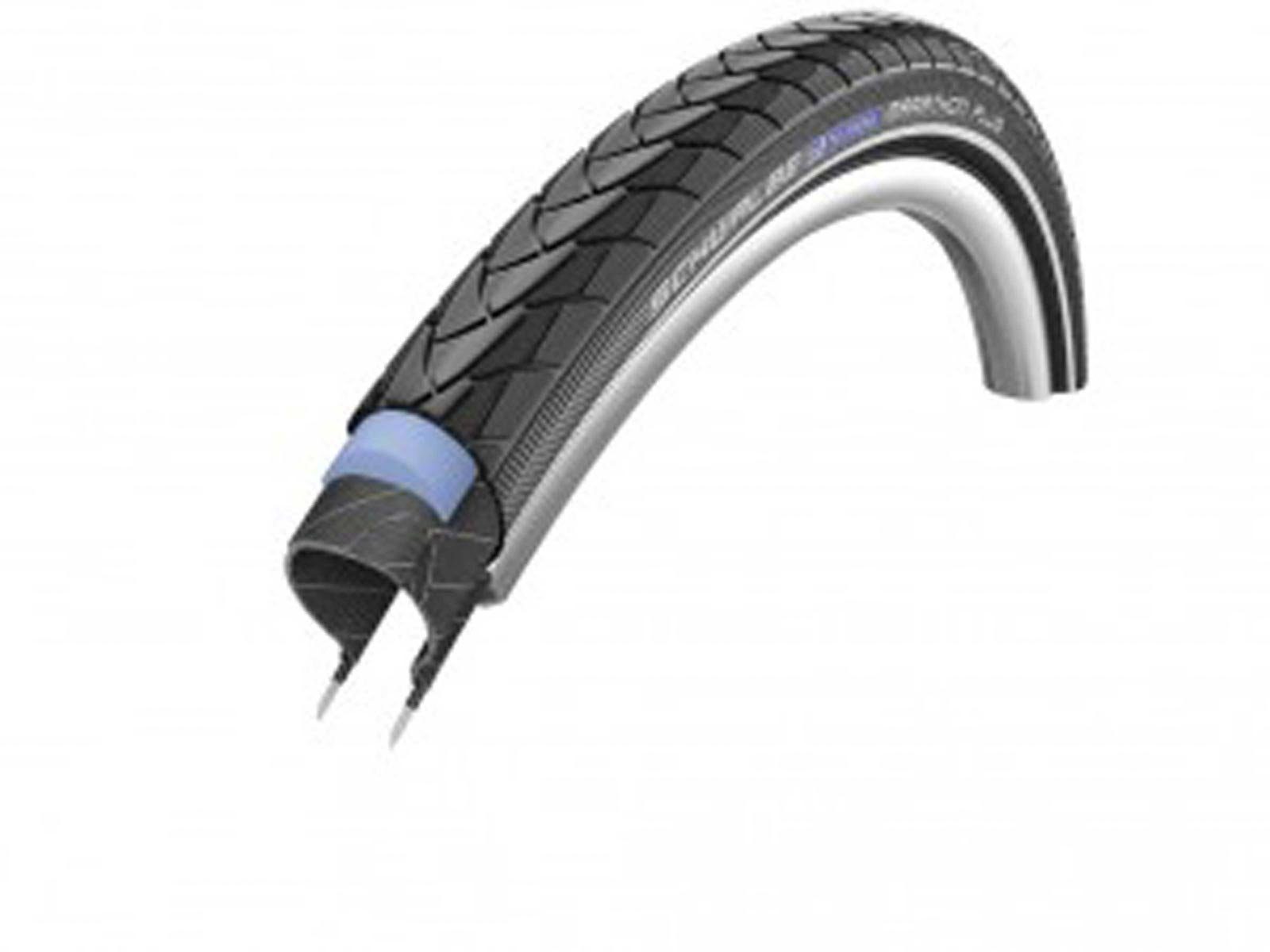 Schwalbe Fahrradreifen Reifen Schwalbe Marathon Plus HS440 24x1.00"25-540 BR sw.T-Skin Refl.S