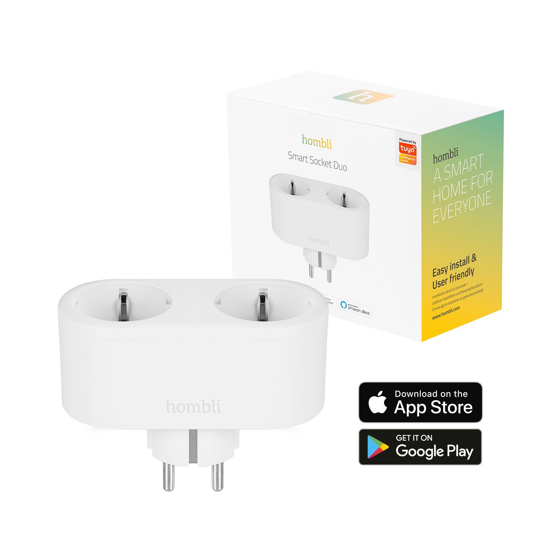 smarte zweifach Steckdose Smart-Home-Zubehör