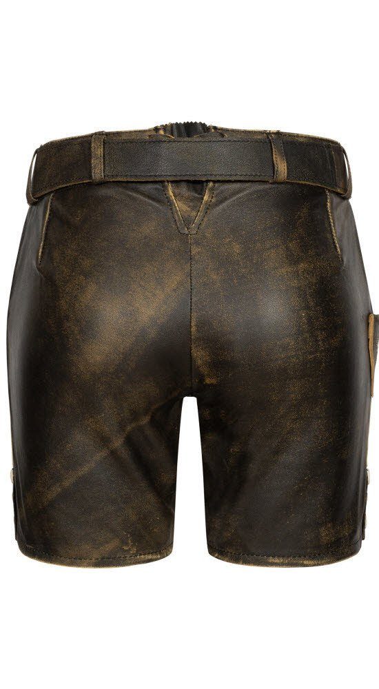 Nübler Trachtenlederhose Lederhose Hotpants Zelda in Braun von Nübler günstig online kaufen