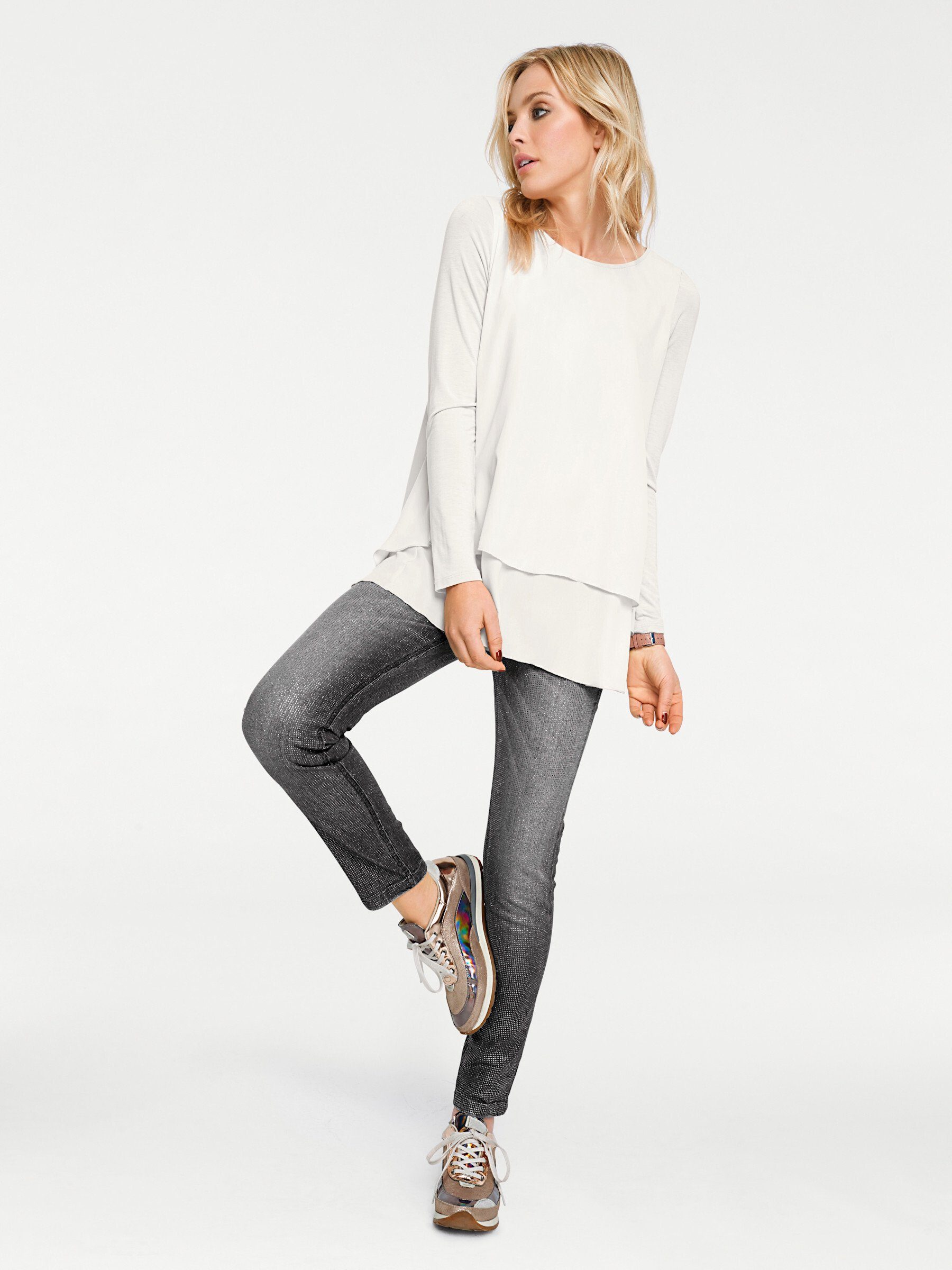 heine T-Shirt Langarmshirt . günstig online kaufen