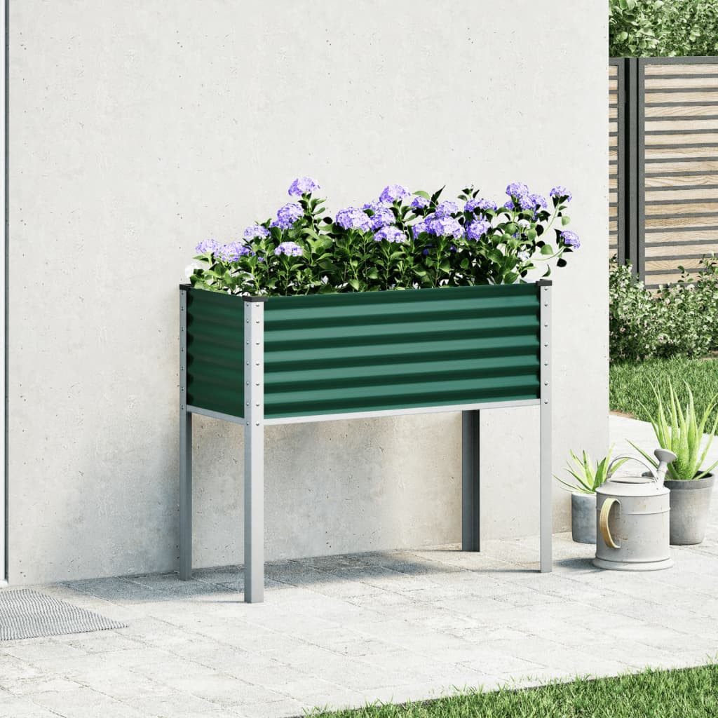 vidaXL Blumentopf Pflanzkübel Grün 100x41x90 cm günstig online kaufen