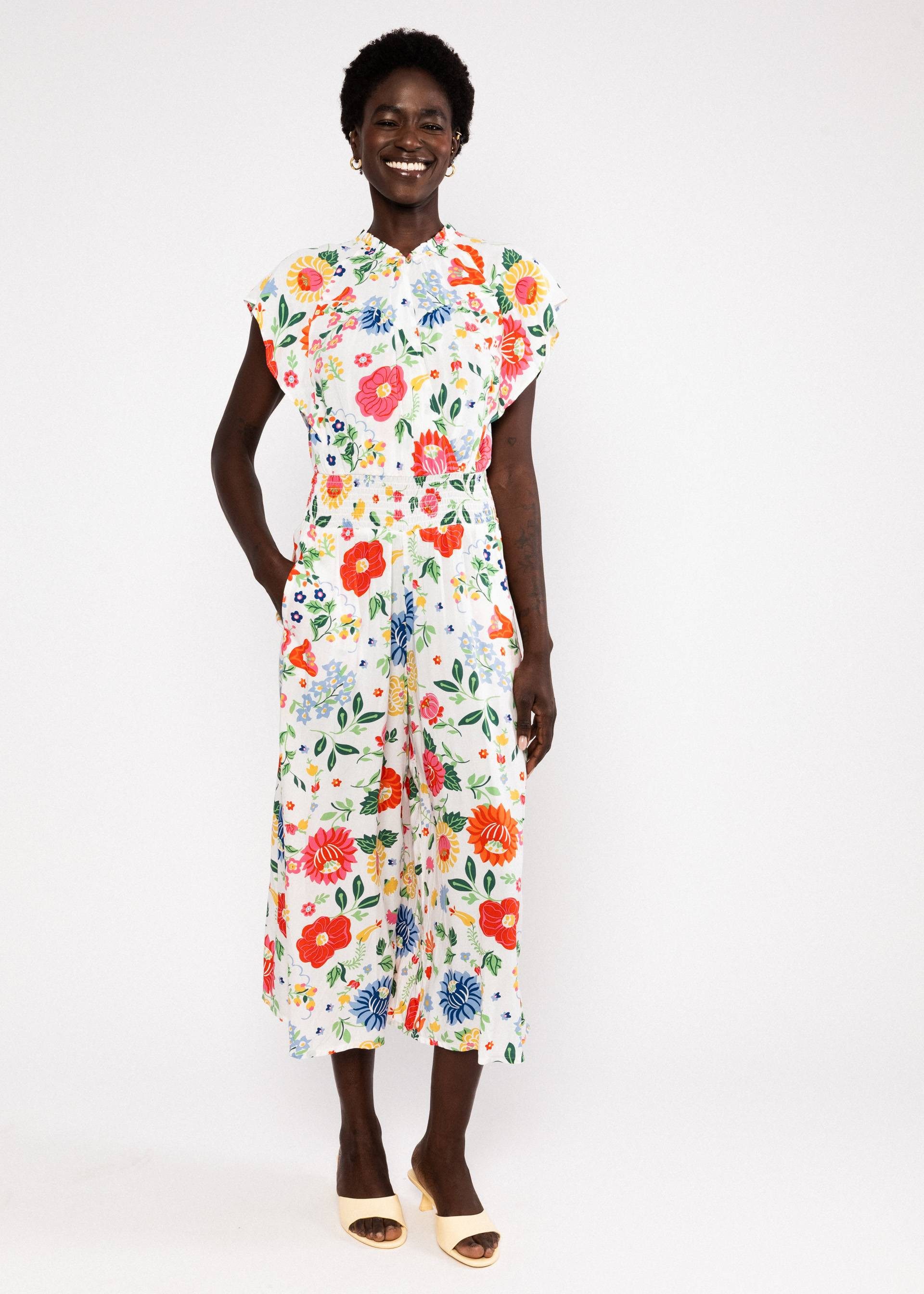 Blutsgeschwister Jumpsuit Jumpsuit Love's Lightest Wings - Overall Damen - Einteiler - Floral