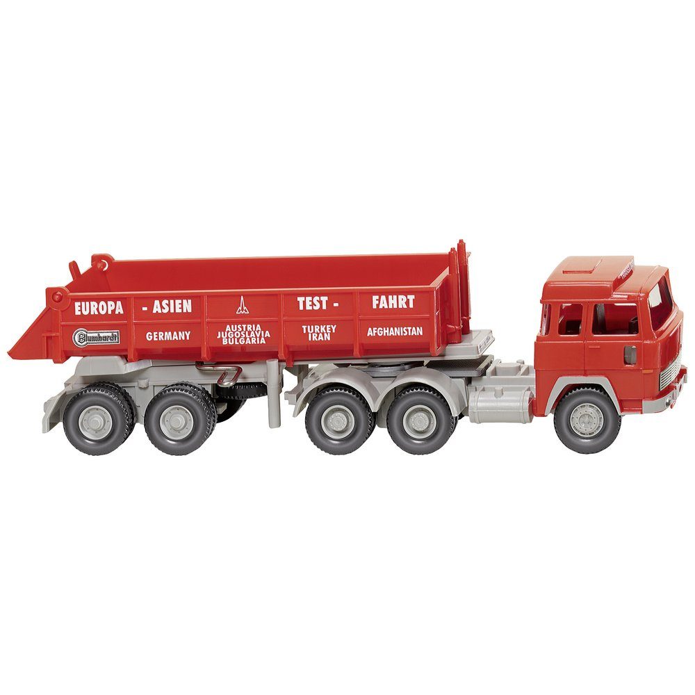 Modelleisenbahn-Straße Wiking 067708 H0 LKW Modell Magirus Deutz Hinterkippersattelzug 235 D