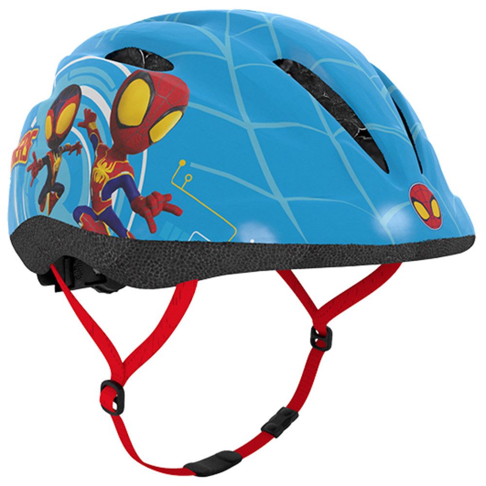 Seven Polska Kinderfahrradhelm "SPIDEY", S: 48-52cm, ca. 2 - 5.5 Jahre, Spiderman-Junior
