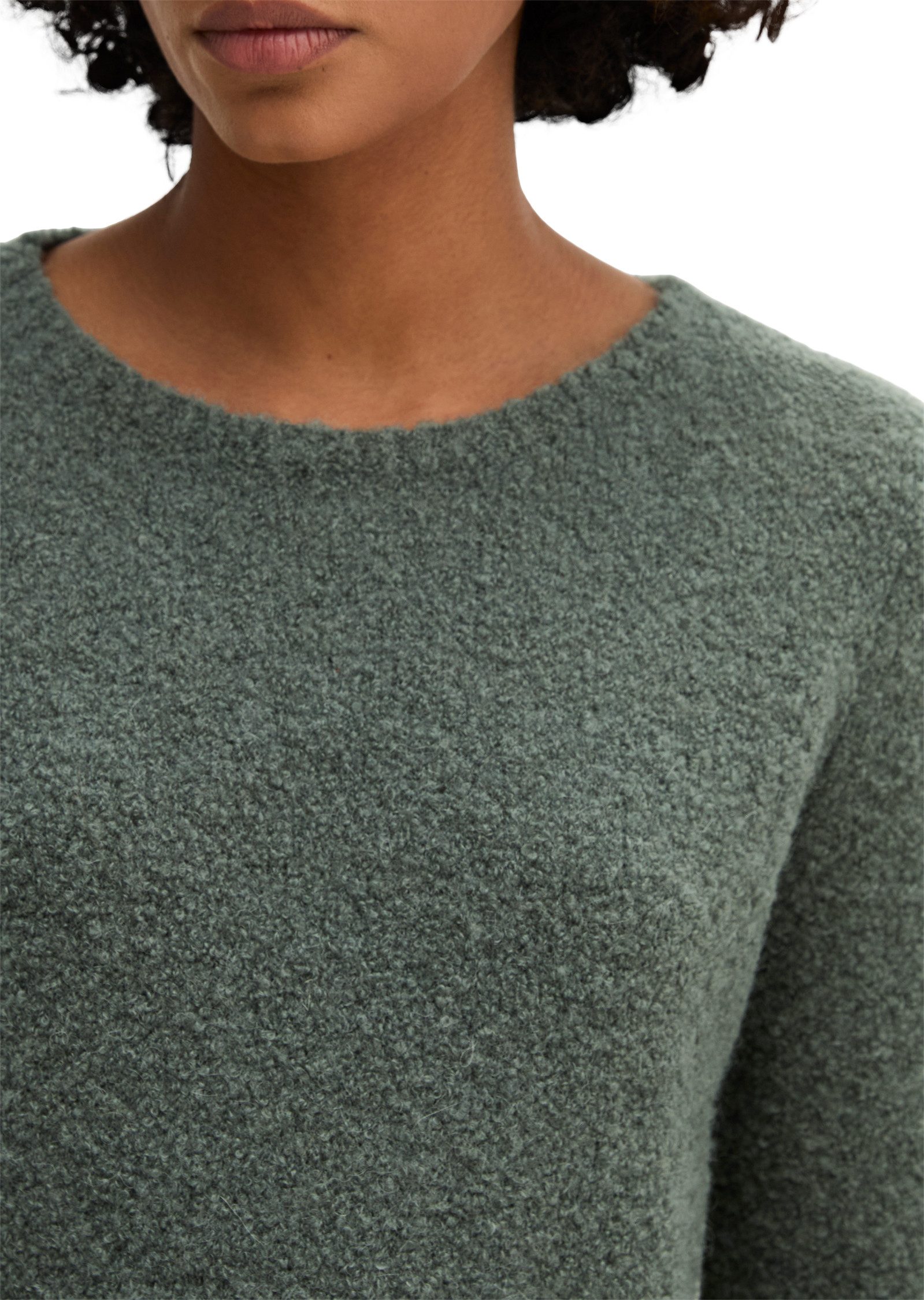 Marc O'Polo Strickpullover aus Schurwolle-Alpakawolle-Mix – Bild 4 von 5