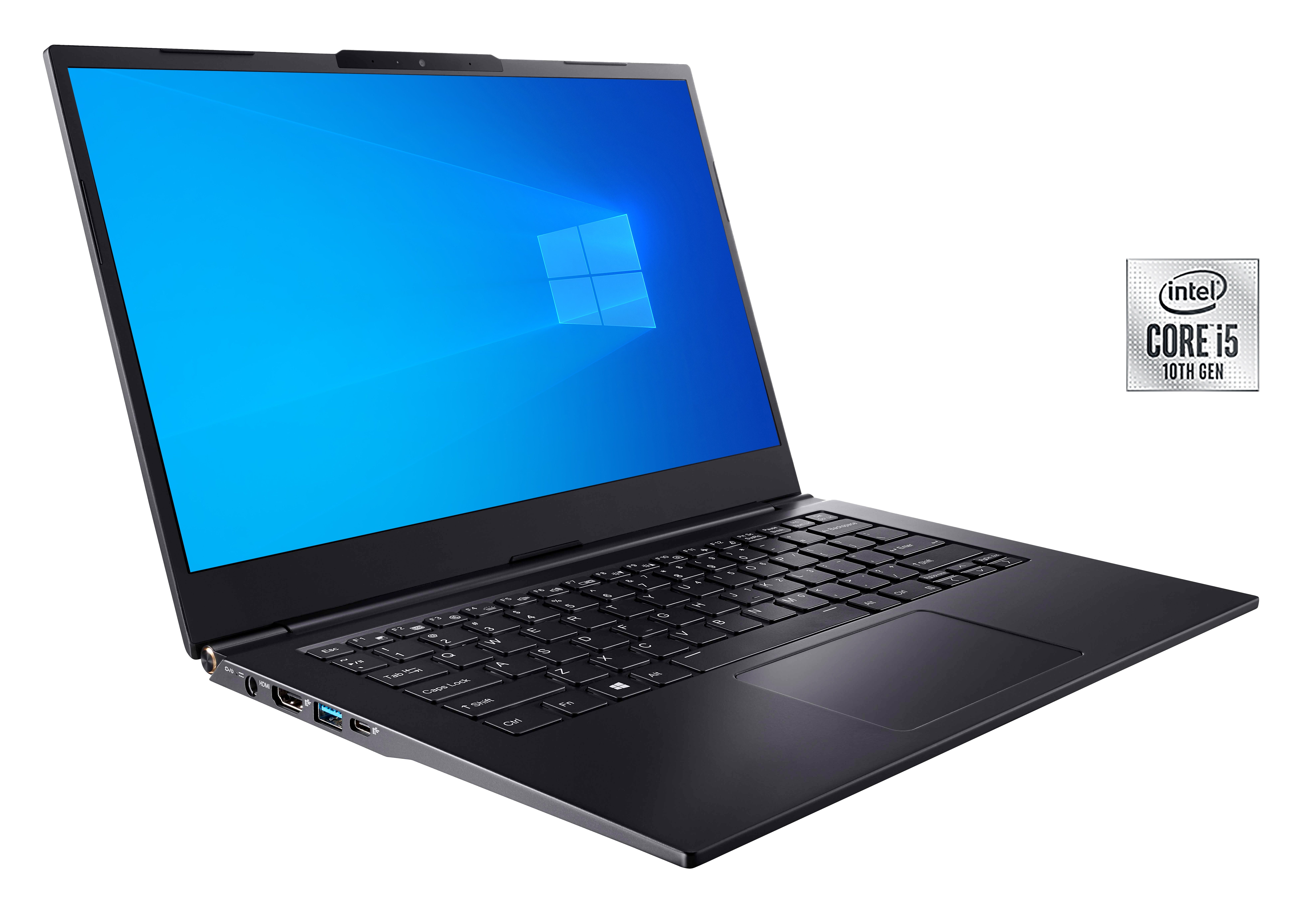 Hyrican NOT01685 Notebook (35,56 cm/14 Zoll, Microsoft Core i5, UHD Graphics, 8 GB, 480 GB SSD, Intel Core i5-10210U, 8GB RAM, Windows 11)