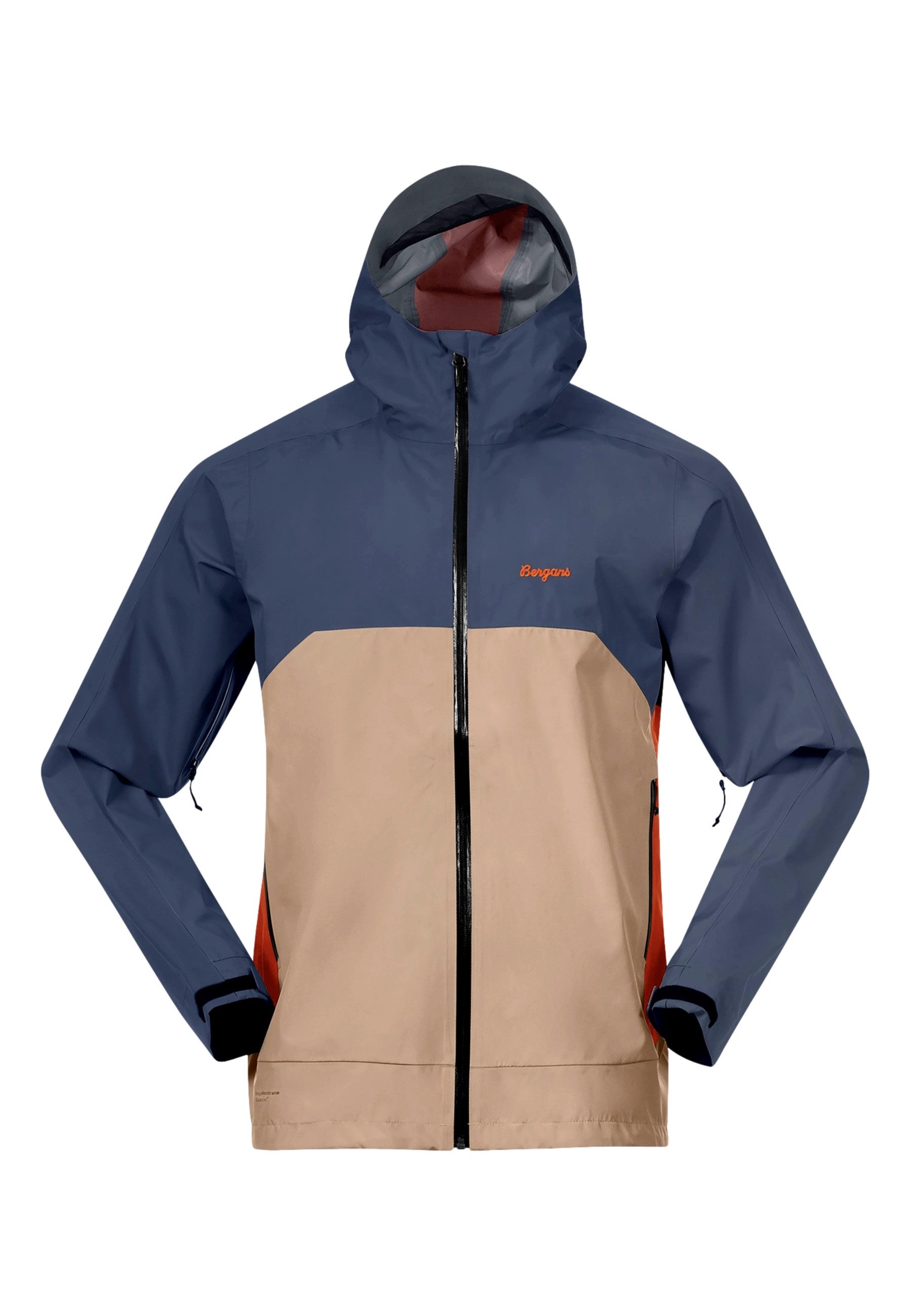 Bergans Regenjacke Jacke Vaagaa 3L Shell Kapuzenjacke (1-St)