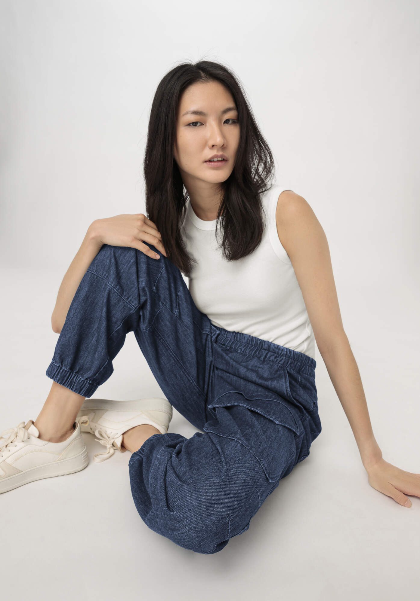 Hessnatur 5-Pocket-Jeans Cargo Relaxed aus Bio-Denim günstig online kaufen