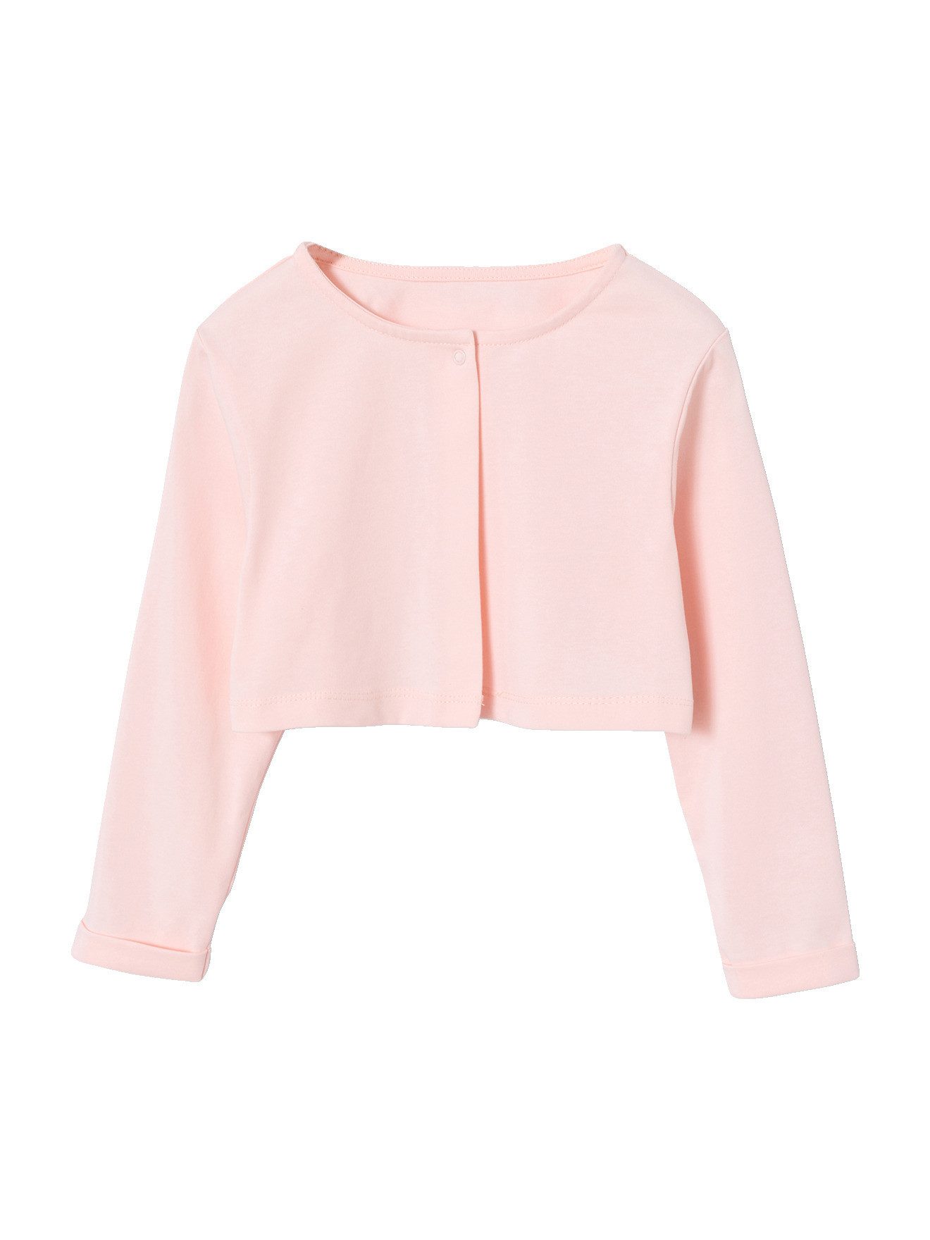 vertbaudet Kleid & Hose Set aus Kleid, Cardigan und Haarband für Mädchen