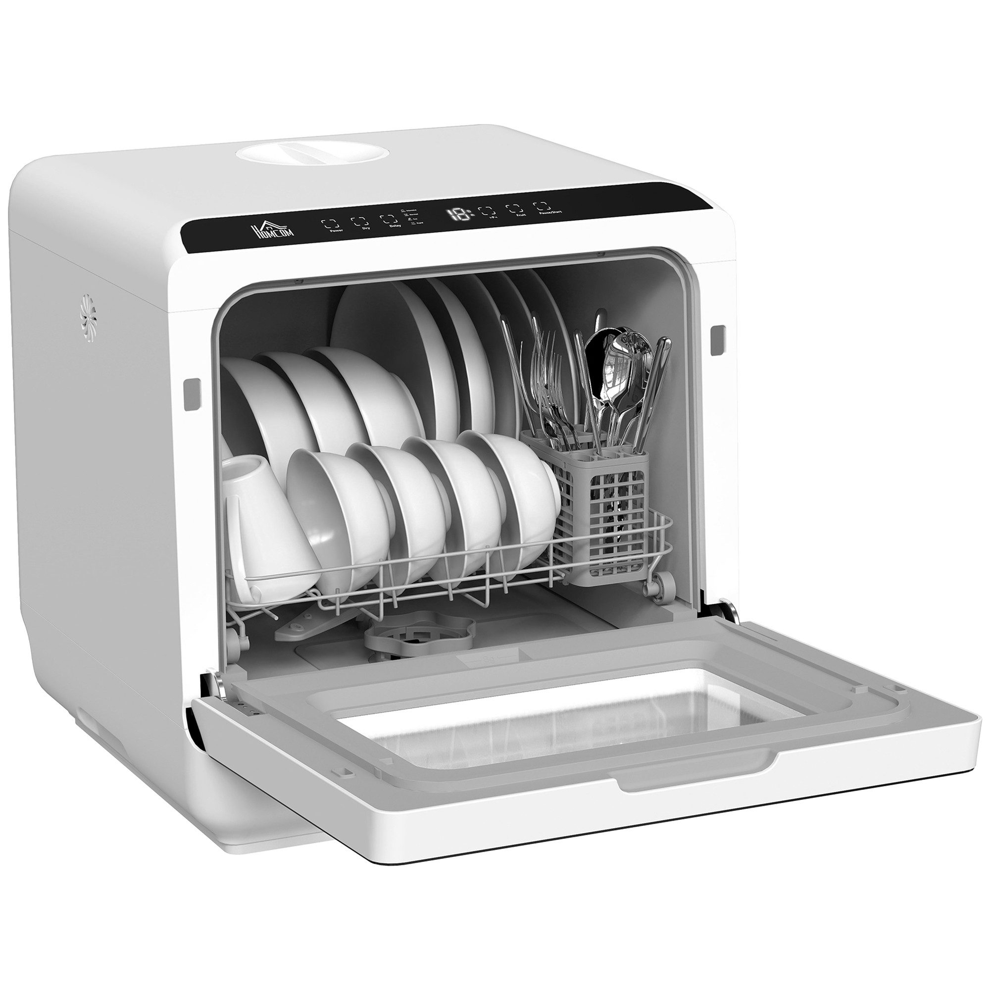 Welikera Tischgeschirrspüler 800-269V90WT, 6-Liter-Tank, 5 Programme