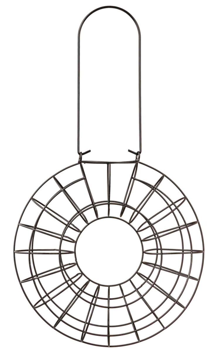 TRIXIE Futterspender Meisenknödelhalter - schwarz - ø 24 × 8 cm