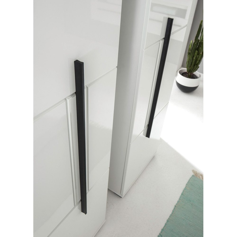 Lomadox Hochschrank CHARLESTON-61 Badezimmer in Hochglanz weiß, B/H/T: ca. günstig online kaufen