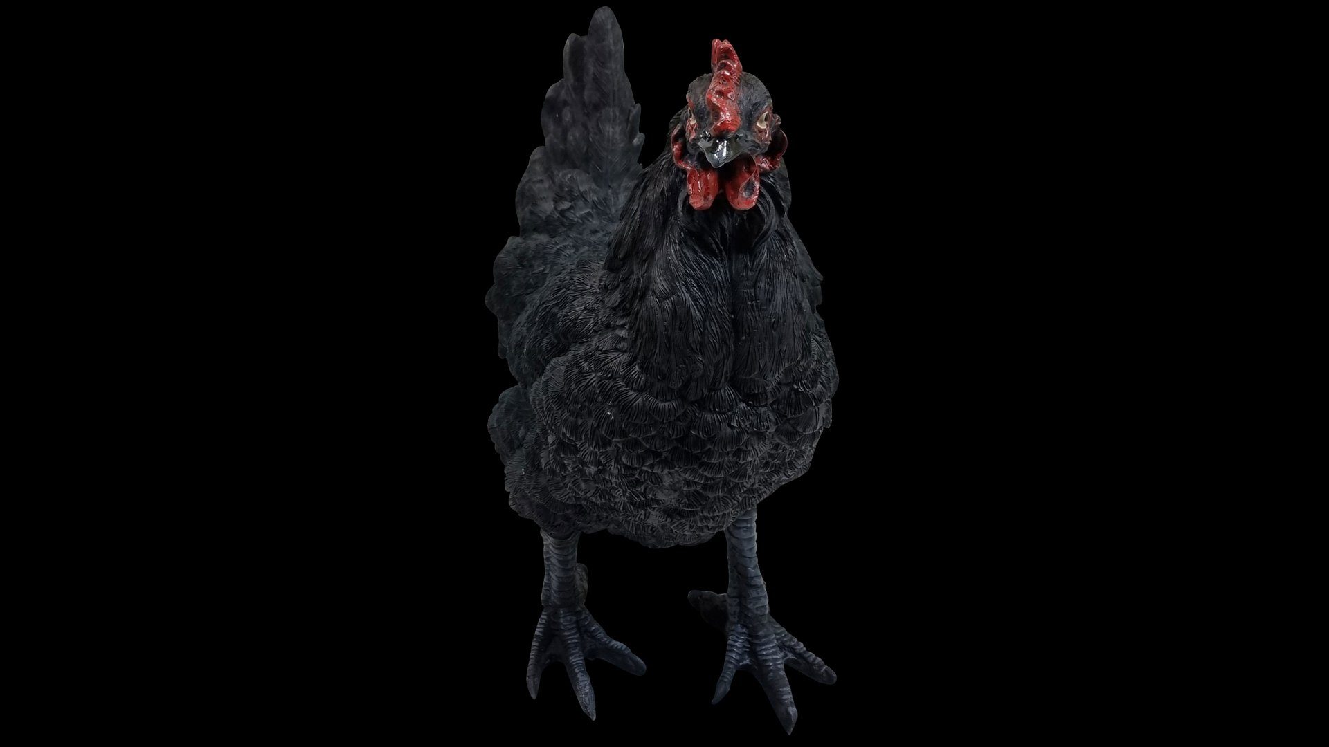 Tierfigur aus Huhn (1 Henne Gisela, Gartenfigur St), Fachhandel Plus lebensechte Dekofigur Polyresin