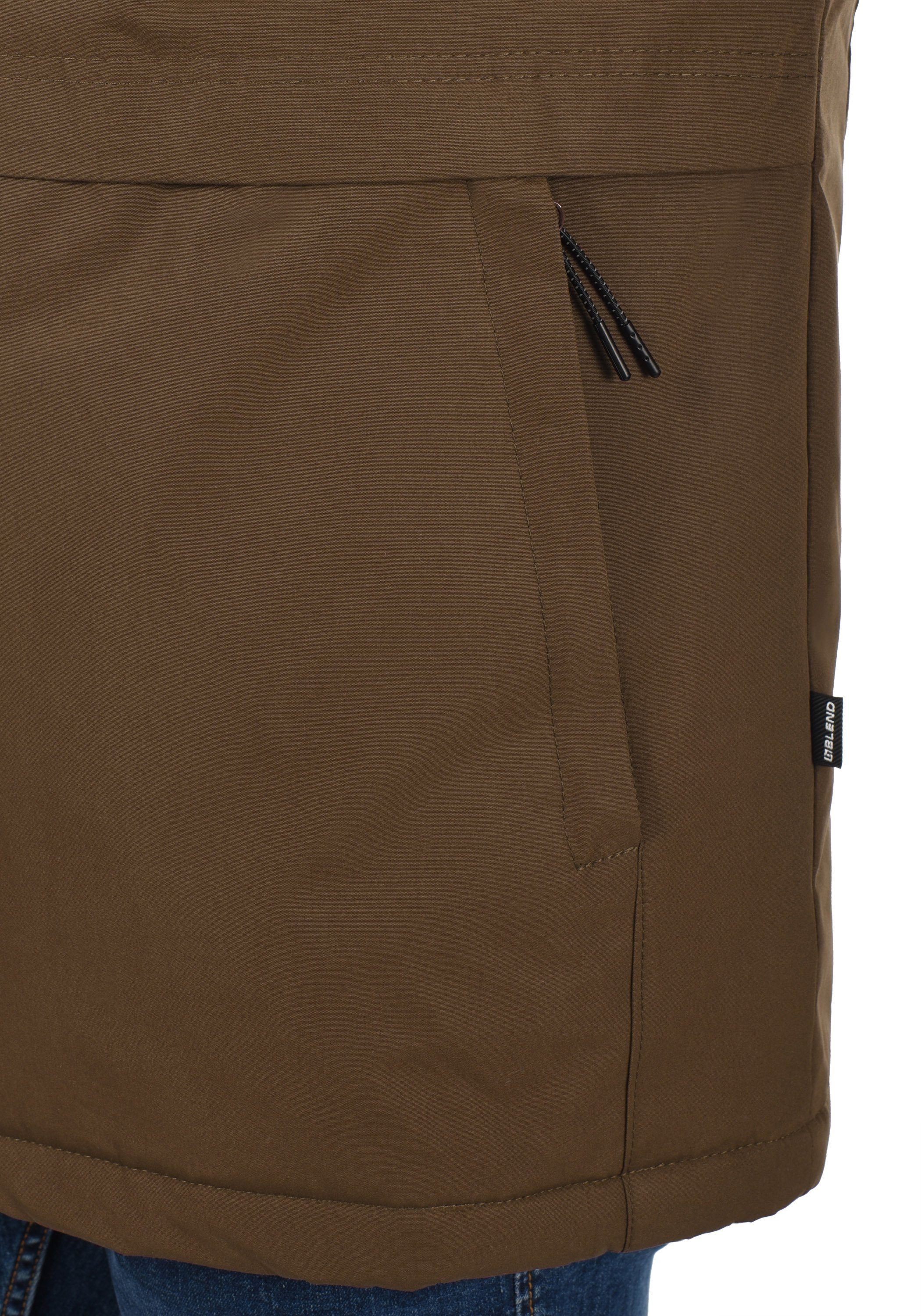 Blend Wintermantel BHFosco Stilvolle Herren Winterjacke mit Kapuze